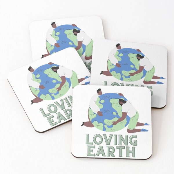 Item preview, Loving Earth and Hugging the Earth designed and sold by veganafricafund.