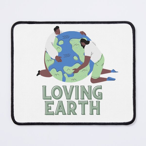 Item preview, Loving Earth and Hugging the Earth designed and sold by veganafricafund.