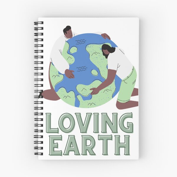 Item preview, Loving Earth and Hugging the Earth designed and sold by veganafricafund.