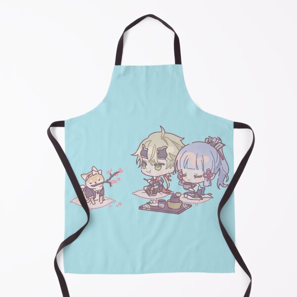 Item preview, Genshin Impact Chibi Thoma and Ayaka designed and sold by NewEraMutant.