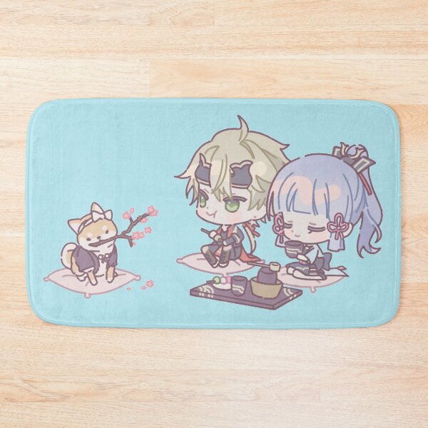 Item preview, Genshin Impact Chibi Thoma and Ayaka designed and sold by NewEraMutant.