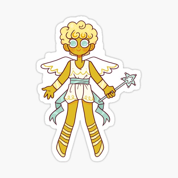 Angel Cookie human Sticker