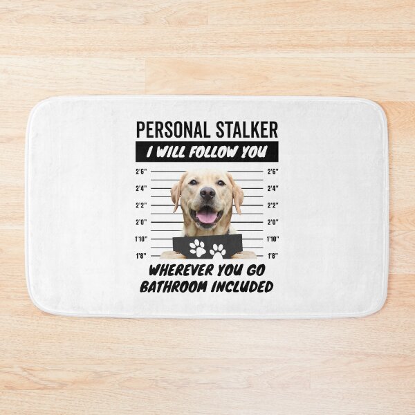 Item preview, Personal Stalker – Yellow Labrador Retriever designed and sold by More Cute Dogs.