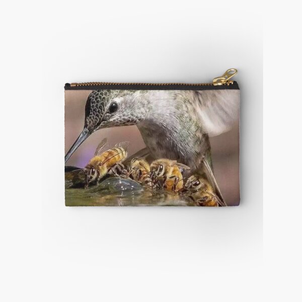 Item preview, Hummingbird and Honey Bees Sharing a Drink designed and sold by Maddie4Real.