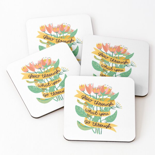 Item preview, GROW THROUGH WHAT YOU GO THROUGH designed and sold by Marakstore.