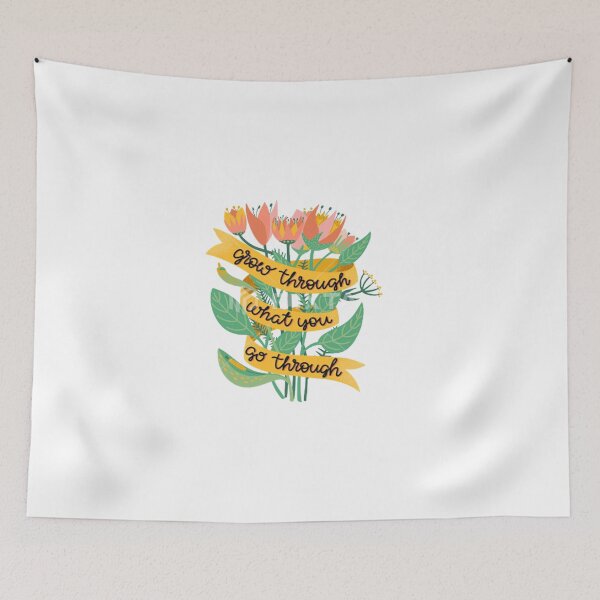 Item preview, GROW THROUGH WHAT YOU GO THROUGH designed and sold by Marakstore.