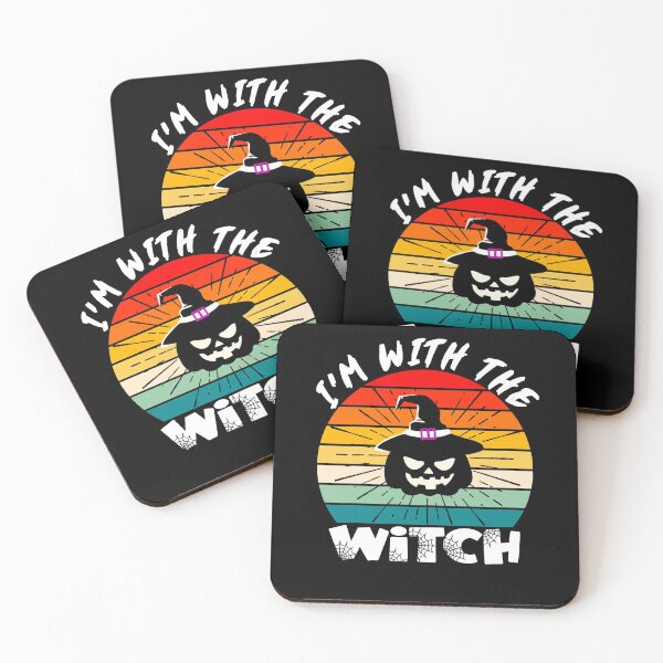 Item preview, I'm with the witch, funny halloween  designed and sold by KGN  CREATIVITY.