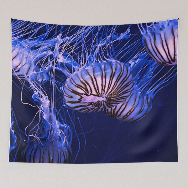 Item preview, Purple and Blue Jellyfish  designed and sold by VioletWinters.