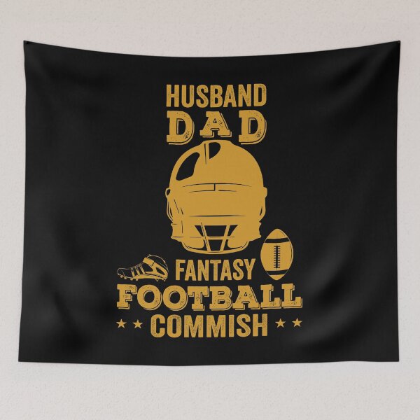 Item preview, Husband Dad Fantasy Football Commish designed and sold by AmethystMurad.