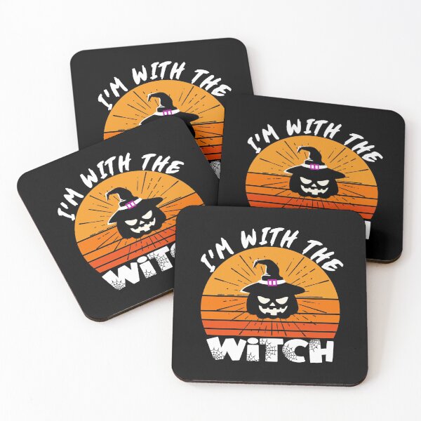 Item preview, I'm with the witch, funny halloween  designed and sold by KGN  CREATIVITY.