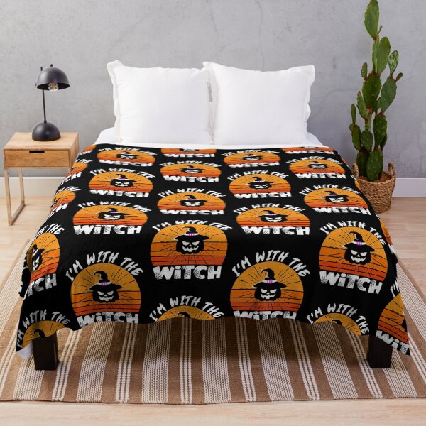Item preview, I'm with the witch, funny halloween designed and sold by KGN CREATIVITY.