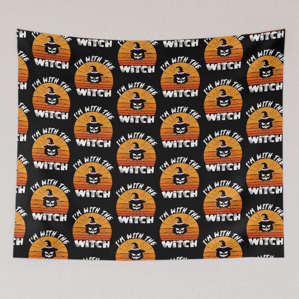 Item preview, I'm with the witch, funny halloween  designed and sold by KGN  CREATIVITY.