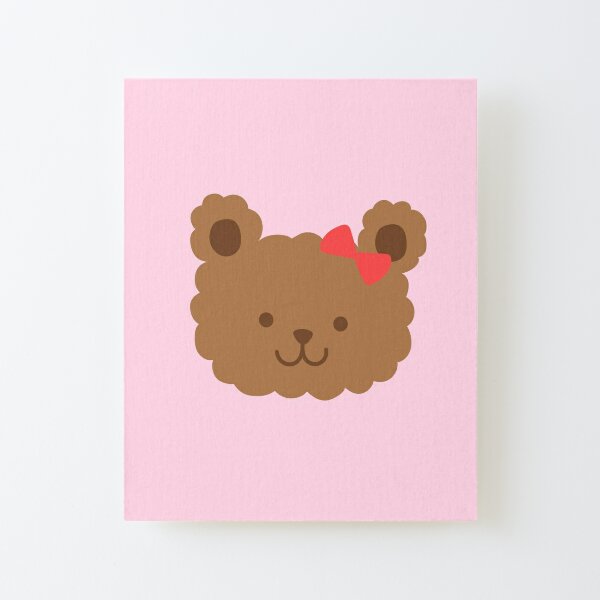 korean bear mounted prints redbubble