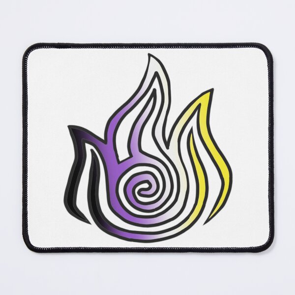 Item preview, Fire Nation Non-Binary Pride  designed and sold by Fandom-Finesse.