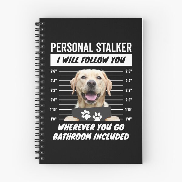 Item preview, Personal Stalker – Yellow Labrador Retriever designed and sold by More Cute Dogs.