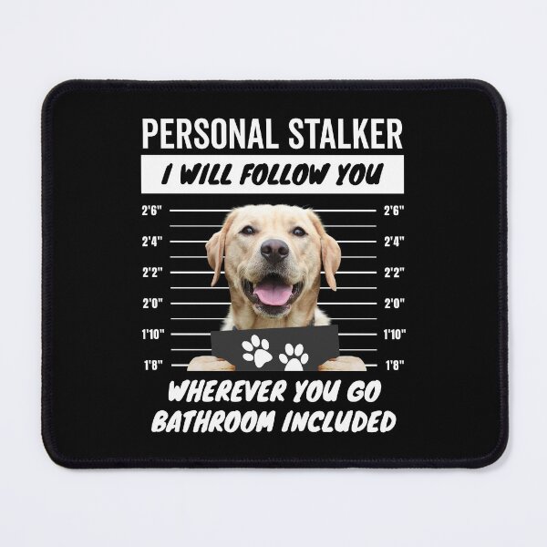 Item preview, Personal Stalker – Yellow Labrador Retriever designed and sold by More Cute Dogs.