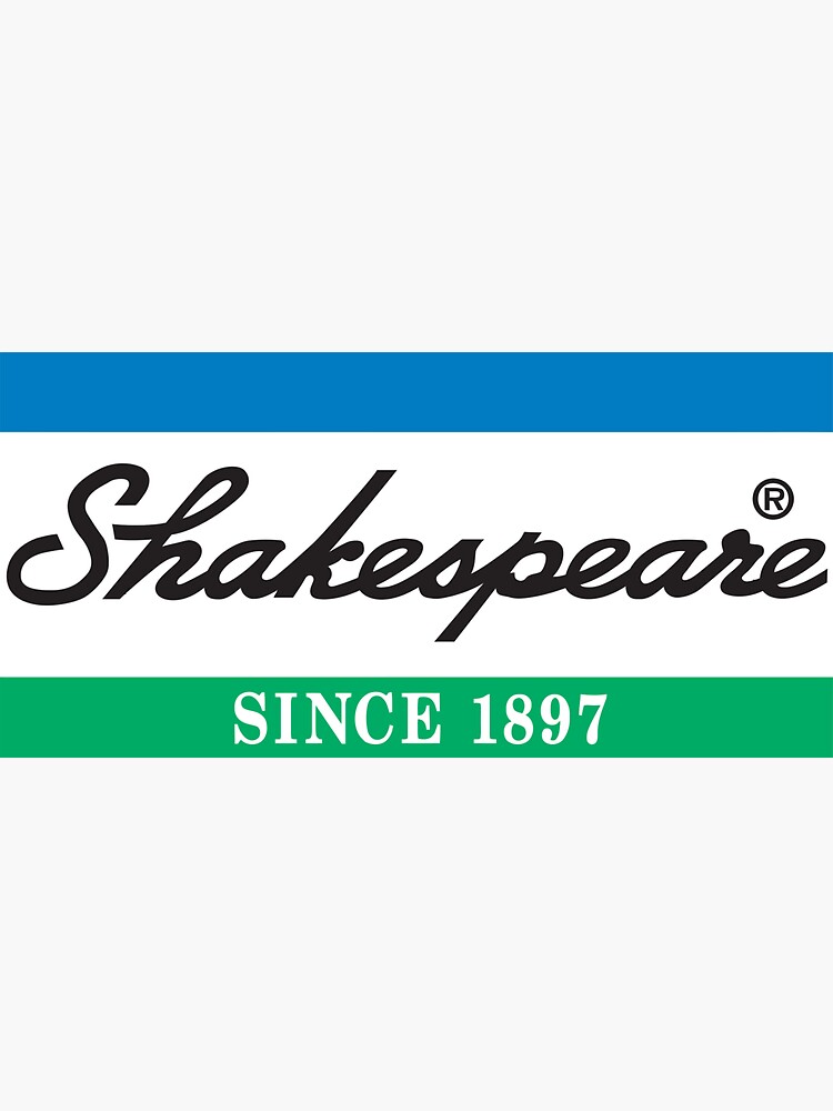 Shakespeare Fishing Sticker for Sale by ImsongShop