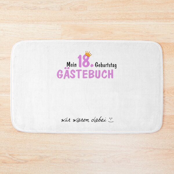 Item preview, 18th birthday party guest book funny gift designed and sold by Alia König.