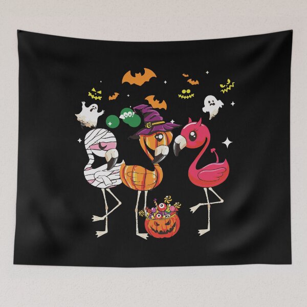 Item preview, Boo Squad Flamingo, Halloween, Pumpkin, Fall Gifts, Halloween Season designed and sold by DeboraSPena.