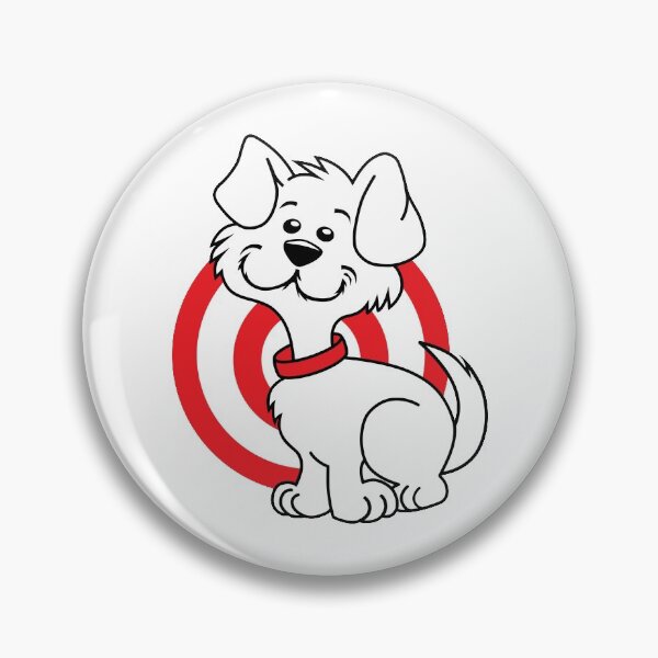Item preview, Dog with Red Circle designed and sold by ZafranOnline.