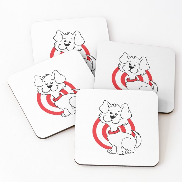 Item preview, Dog with Red Circle designed and sold by ZafranOnline.