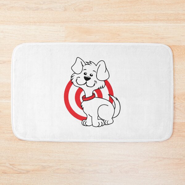 Item preview, Dog with Red Circle designed and sold by ZafranOnline.