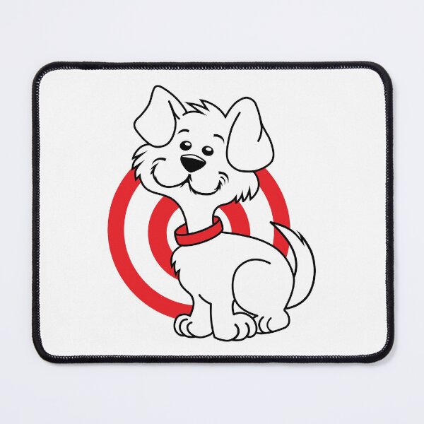 Item preview, Dog with Red Circle designed and sold by ZafranOnline.