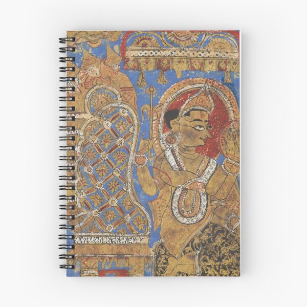 Item preview, Indra Paying Homage to Mahavira designed and sold by HinduArtGallery.