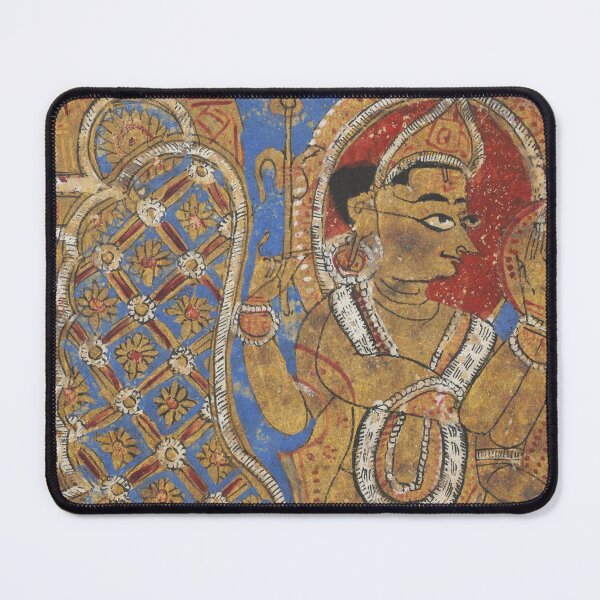 Item preview, Indra Paying Homage to Mahavira designed and sold by HinduArtGallery.