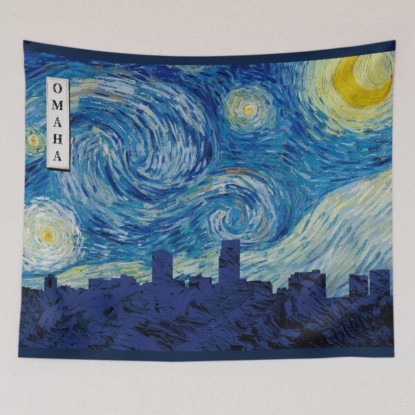 Item preview, Omaha Van Gogh Starry Night designed and sold by DFerraz.