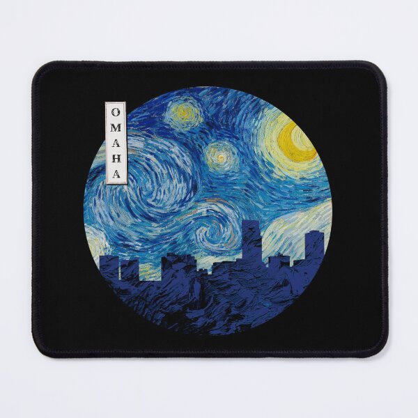 Item preview, Omaha Starry Night Van Gogh Circle designed and sold by DFerraz.