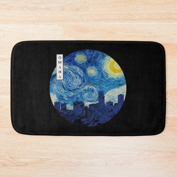 Item preview, Omaha Starry Night Van Gogh Circle designed and sold by DFerraz.