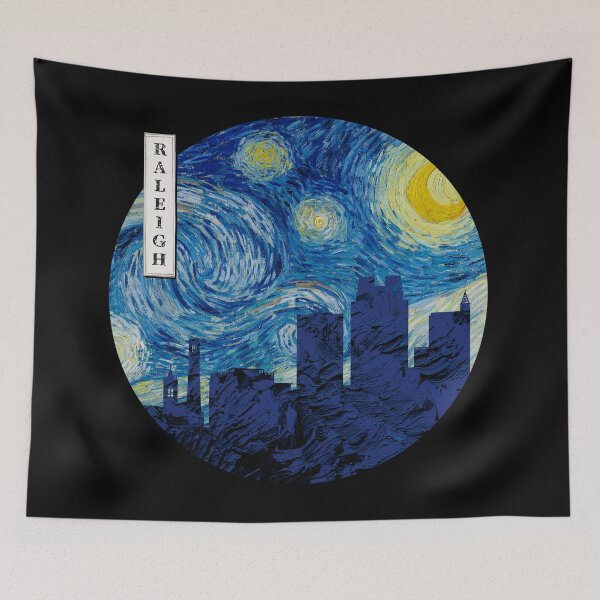Item preview, Raleigh Starry Night Van Gogh Circle designed and sold by DFerraz.