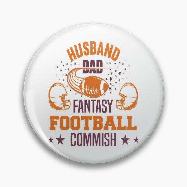 Item preview, Husband Dad Fantasy Football Commish designed and sold by AmethystMurad.