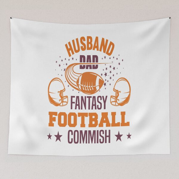 Item preview, Husband Dad Fantasy Football Commish designed and sold by AmethystMurad.