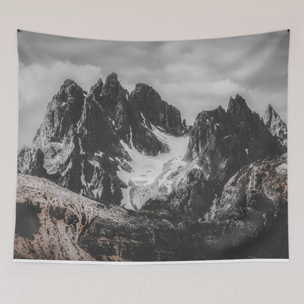 Item preview, Black and White Snow Covered Mountain  designed and sold by Hassan  Adnan.