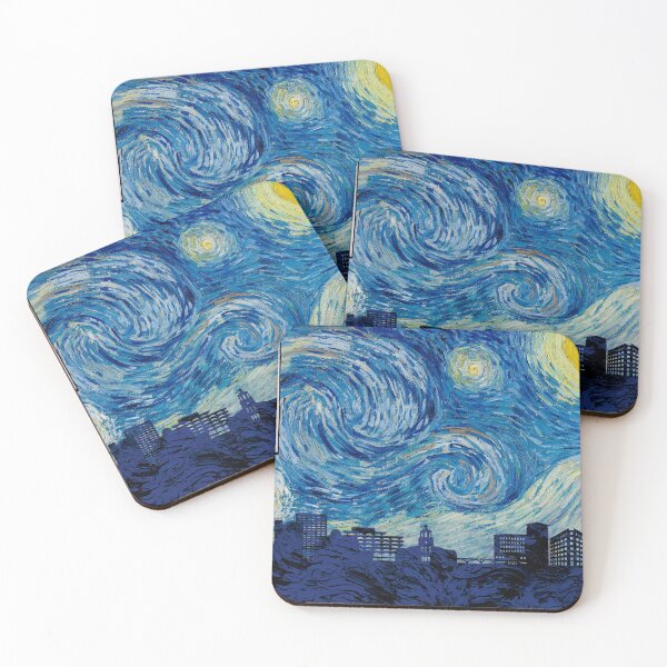 Item preview, Riverside Van Gogh Starry Night designed and sold by DFerraz.