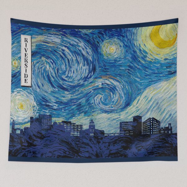 Item preview, Riverside Van Gogh Starry Night designed and sold by DFerraz.