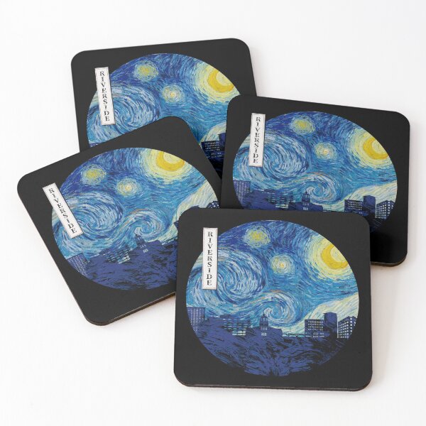 Item preview, Riverside Starry Night Van Gogh Circle designed and sold by DFerraz.