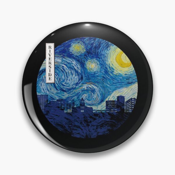 Item preview, Riverside Starry Night Van Gogh Circle designed and sold by DFerraz.