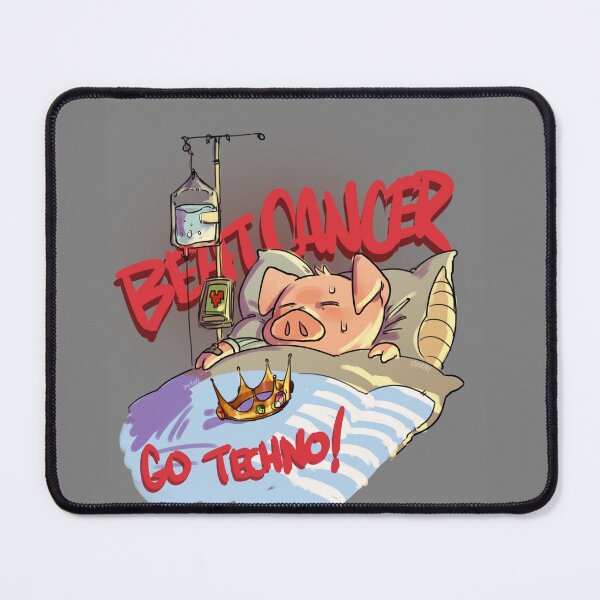 Item preview, Technoblade beats cancer go techno illustration cute designed and sold by paymydebt.