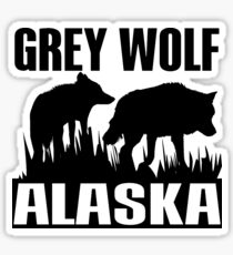 GREY WOLF Sticker