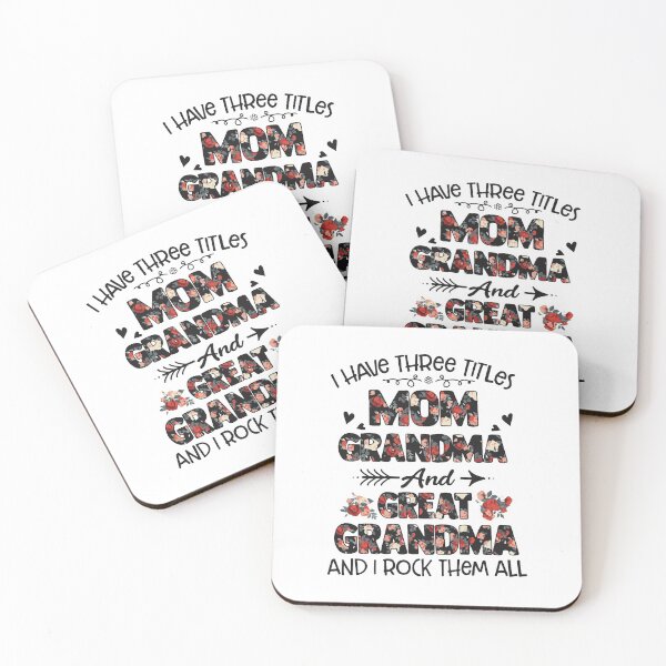 Item preview, I Have Two Tittles Mom and Grandma, Blessed Grandma, Grandma Floral designed and sold by KaraSisson.