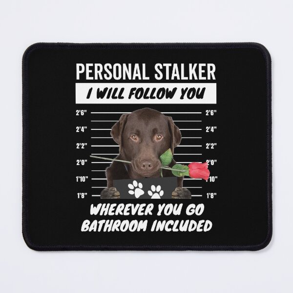 Item preview, Cute Labrador Retriever Personal Stalker – Chocolate Lab designed and sold by More Cute Dogs.
