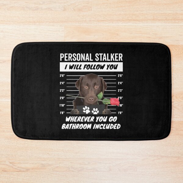 Item preview, Cute Labrador Retriever Personal Stalker – Chocolate Lab designed and sold by More Cute Dogs.