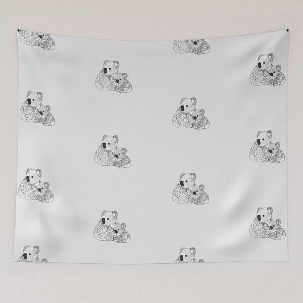 Item preview, Koalas Hug - Grey Koalas designed and sold by ApiladaV.
