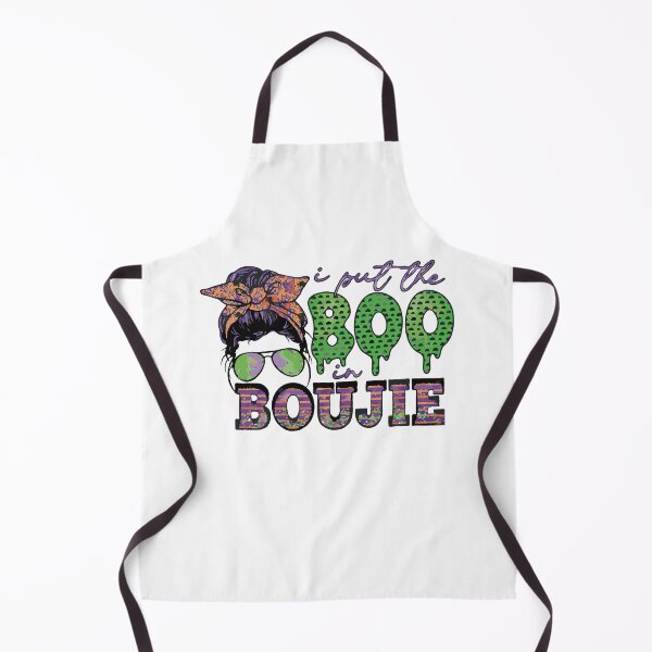 Item preview, I put the boo in boujie, Halloween, Pumpkin, Messy Bun designed and sold by KaraSisson.