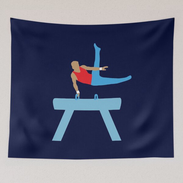 Item preview, Mens Gymnastics | Male Gymnast on Pommel Horse designed and sold by CreativeBridge.