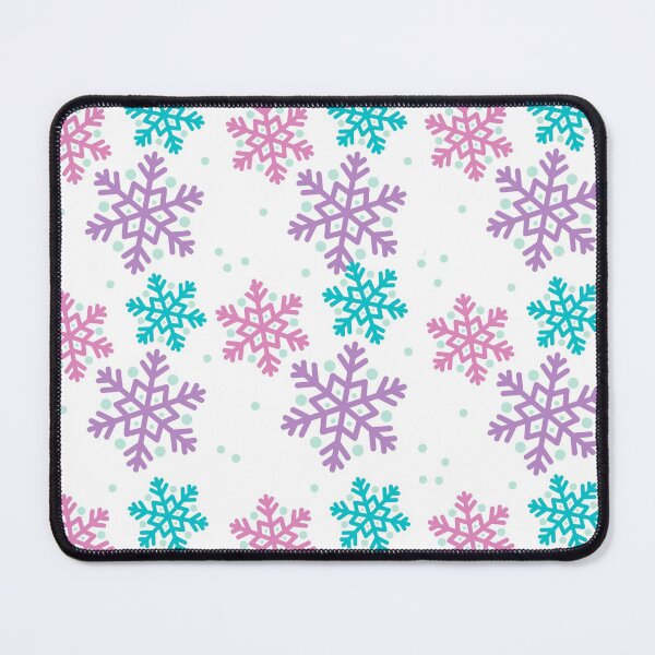 Item preview, Cute and colourful winter snowflake pattern  designed and sold by DivineMoonlight.