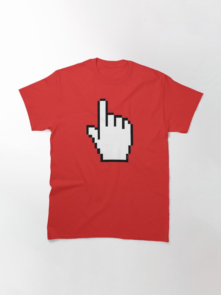 Alternate view of Index Finger Link Click Cursor Classic T-Shirt